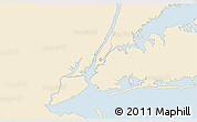 Classic Style 3D Map of ZIP code 10003, single color outside