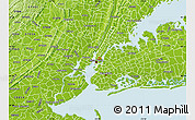 Physical Map of ZIP code 10003