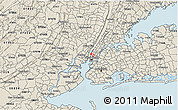 Shaded Relief 3D Map of ZIP code 10011