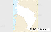 Classic Style Simple Map of ZIP code 10011