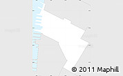 Silver Style Simple Map of ZIP code 10011