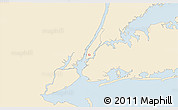 Classic Style 3D Map of ZIP code 10012, single color outside