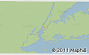 Savanna Style 3D Map of ZIP code 10012, single color outside