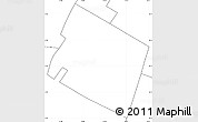 Blank Simple Map of ZIP code 10012, no labels