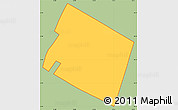 Savanna Style Simple Map of ZIP code 10012, cropped outside