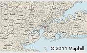 Shaded Relief 3D Map of ZIP code 10013