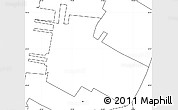 Blank Simple Map of ZIP code 10013, no labels