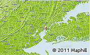 Physical 3D Map of ZIP code 10014