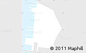 Silver Style Simple Map of ZIP code 10014