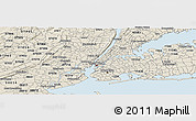 Classic Style Panoramic Map of ZIP code 10016