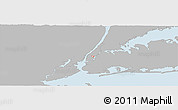 Gray Panoramic Map of ZIP code 10016, single color outside