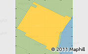 Savanna Style Simple Map of ZIP code 10016