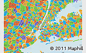 Political Map of ZIP code 10017