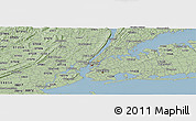 Savanna Style Panoramic Map of ZIP code 10017