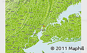 Physical Map of ZIP code 10019