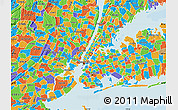 Political Map of ZIP code 10021