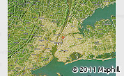 Satellite Map of ZIP code 10021