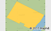 Savanna Style Simple Map of ZIP code 10022
