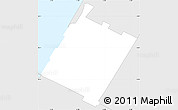 Silver Style Simple Map of ZIP code 10023