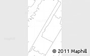 Blank Simple Map of ZIP code 10024, no labels