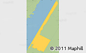 Savanna Style Simple Map of ZIP code 10024