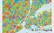 Political Map of ZIP code 10025