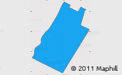 Political Simple Map of ZIP code 10025, cropped outside