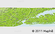 Physical Panoramic Map of ZIP code 10026
