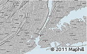 Gray 3D Map of ZIP code 10027