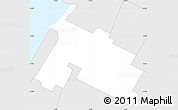 Silver Style Simple Map of ZIP code 10027