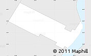Silver Style Simple Map of ZIP code 10028