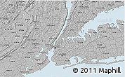 Gray 3D Map of ZIP code 10029