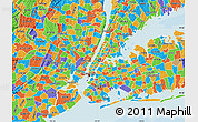 Political Map of ZIP code 10029