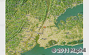 Satellite Map of ZIP code 10029