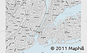 Silver Style Map of ZIP code 10029