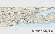 Shaded Relief Panoramic Map of ZIP code 10029