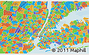 Political 3D Map of ZIP code 10030