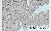 Gray Map of ZIP code 10030