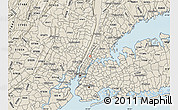 Shaded Relief Map of ZIP code 10030