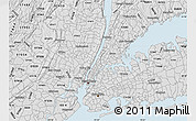 Silver Style Map of ZIP code 10030