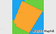 Political Simple Map of ZIP code 10030