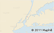 Classic Style 3D Map of ZIP code 10036, single color outside