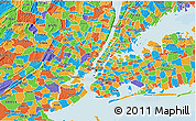 Political 3D Map of ZIP code 10036