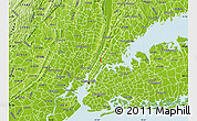 Physical Map of ZIP code 10039