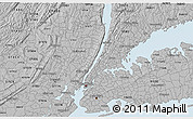 Gray 3D Map of ZIP code 10040