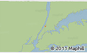 Savanna Style 3D Map of ZIP code 10040, single color outside