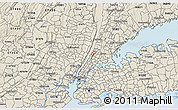 Shaded Relief 3D Map of ZIP code 10040