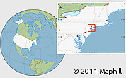 Savanna Style Location Map of ZIP code 10040, highlighted country, highlighted county