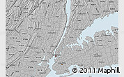 Gray Map of ZIP code 10040