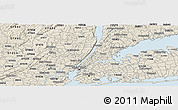 Classic Style Panoramic Map of ZIP code 10040